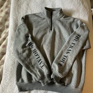 Taylor Swift The Eras Tour Gray quarter zip sweatshirt
